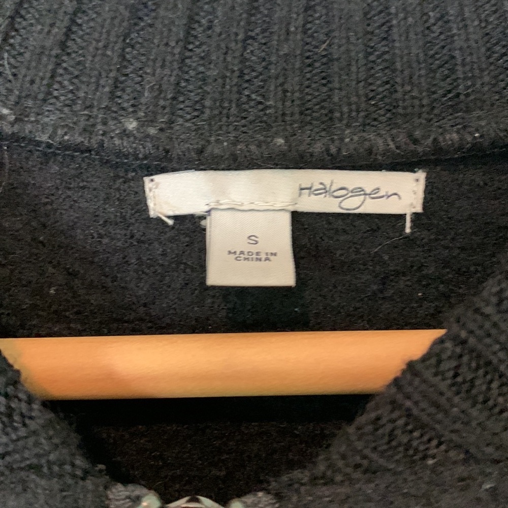 Halogen Size Small Bomber Jacket With Leather Sle… - image 2